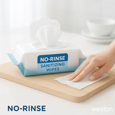 No Rinse Sanitizing Wipes